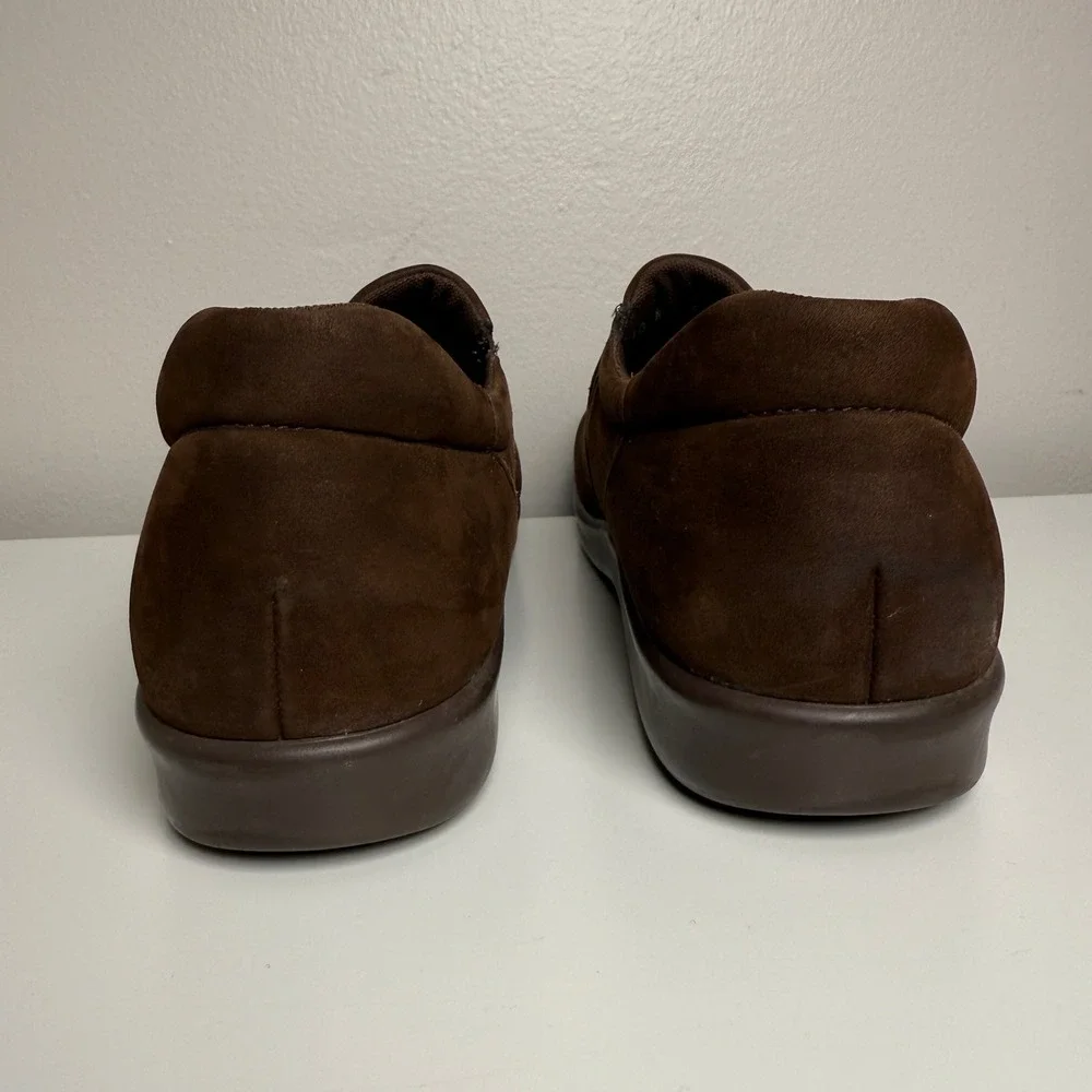 SAS Womens Viva-N Slip On Loafer 10 N Brown‎ Suede Soft Step Comfort Shoes
